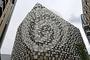 Multi storey car park in a contemporary architecture in Sheffiels, UK