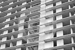 Multi-storey house under construction