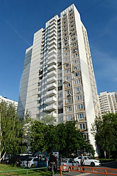 Multi-storey residential building on 1st Ostankinskaya Street in Moscow