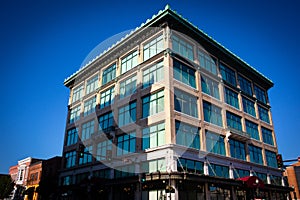 Multi-Storied office building with color windows