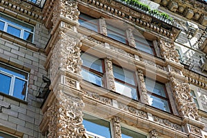 multi-story historic building with windows