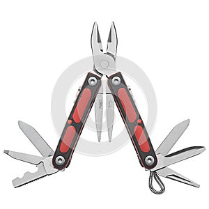 Multi-Tool Pocket Knife with Pliers and Multiple Functions