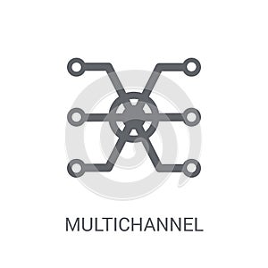 Multichannel Marketing icon. Trendy Multichannel Marketing logo photo