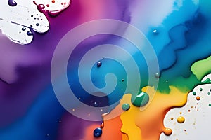 Multicolor abstract aquarela background. Perfect for website, social media, and print projects photo