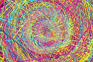 Multicolor abstract background with lines and waves