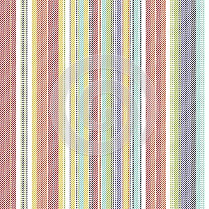 Multicolor abstract striped seamless pattern