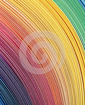 Multicolor background from a cardboard