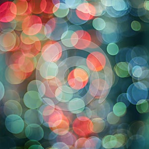 Multicolor bokeh background