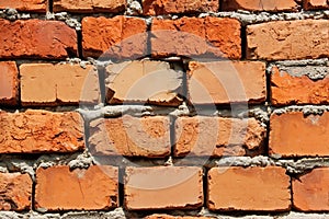 Multicolor brick wall