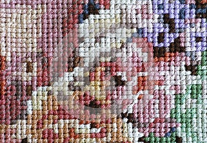 Multicolor crossstitch background