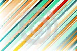 Multicolor Diagonal stripe background line pattern. design