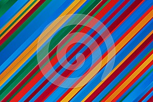 Multicolor Diagonal stripe background line pattern. line