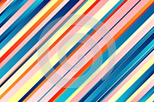 Multicolor Diagonal stripe background line pattern. wallpaper