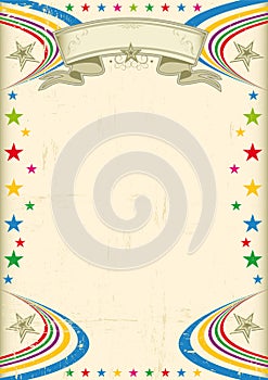Multicolor fiesta poster.