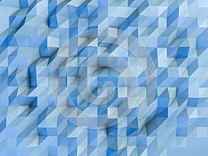 Multicolor geometric rumpled triangular low poly backdrop. 3D re