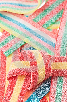 Multicolor gummy candy (licorice) sweets