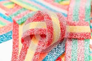 Multicolor gummy candy (licorice) sweets