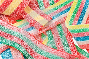 Multicolor gummy candy (licorice) sweets