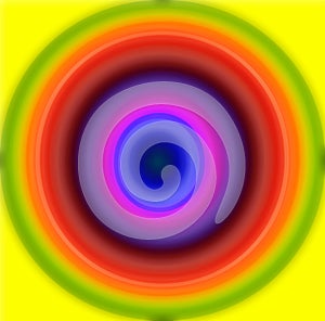 Multicolor horizontals blurs cercles