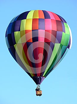 Multicolor hot air balloon