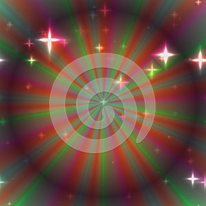 Multicolor hypnotic circle texture
