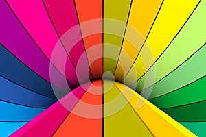 Multicolor lines abstract background