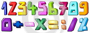 Multicolor numbers