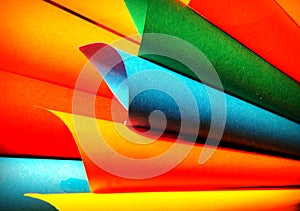 Multicolor paper background
