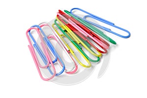 Multicolor paper clips