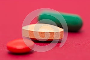 Multicolor pills