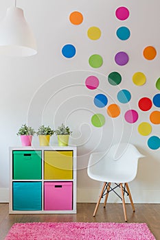 Multicolor room for child