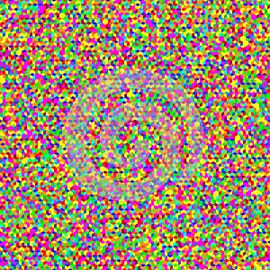 Multicolor seamless cubic texture. Vector. Random.