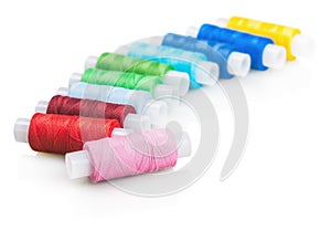 Multicolor sewing thread