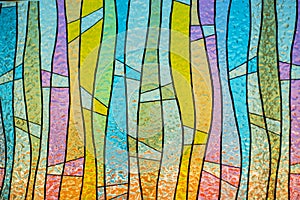 Multicolor stain-glass wallpaper background