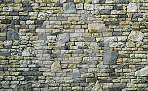 Multicolor stone wall texture