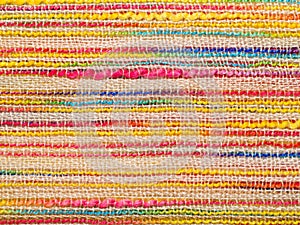Multicolor striped cloth background