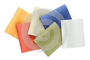 Multicolor tone of fabric sample