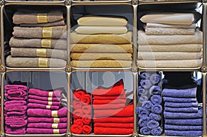 Multicolor towels