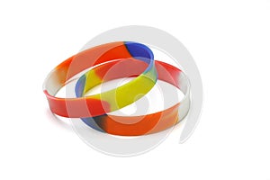 Multicolor wrist bands