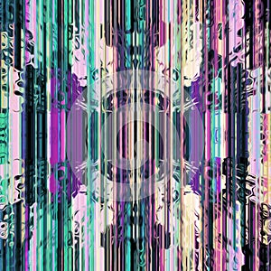 Multicolored abstract background, curved shape, lines, texture and pattern