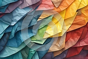 Multicolored Abstract Background Painted with Vibrant Brushstrokes