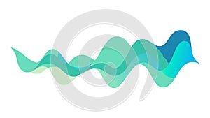 Multicolored Abstract Wave, Dynamic Fluid Vector Design Element, vector design Generative AI