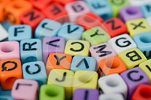 Multicolored Alphabet Blocks for Spelling and Creativity