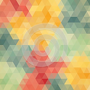 Multicolored angular wattled pattern background