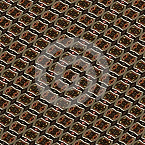 Multicolored background with symmetrical patterns.