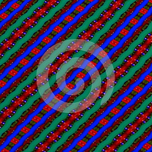 Multicolored background with symmetrical patterns.