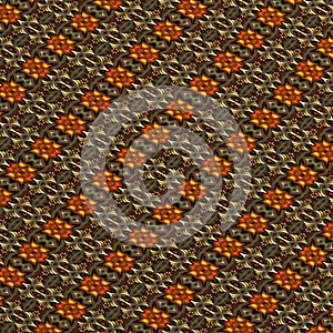 Multicolored background with symmetrical patterns.