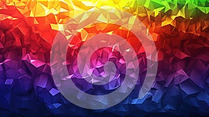 Multicolored Background With Various Shapes