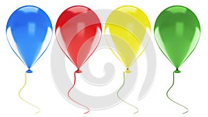 Multicolored balloons