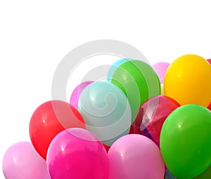 Multicolored balloons